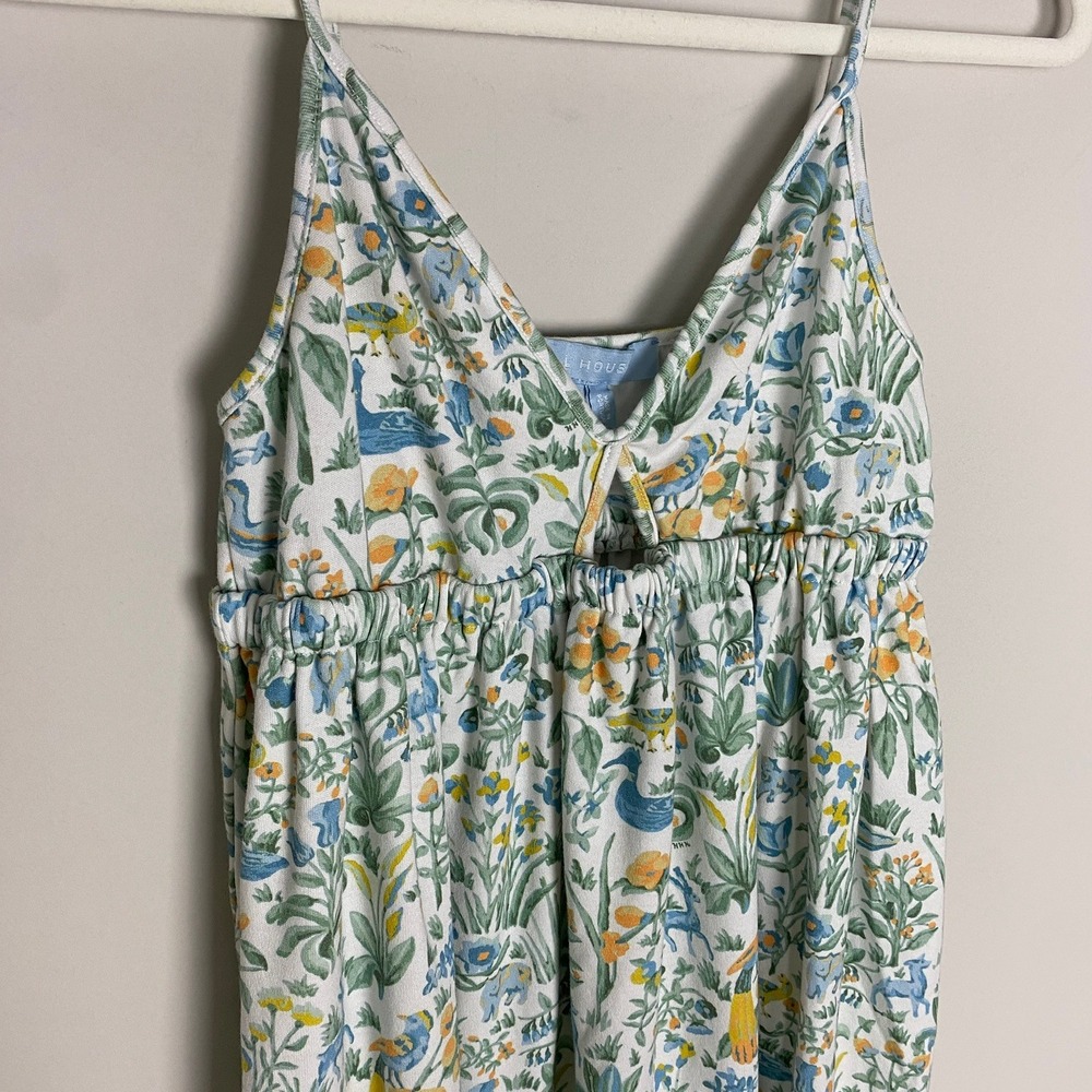 Hill House Aurora Sleep Dress Sherwood Forest Pajamas Womens Medium Cutout - Picture 3 of 8